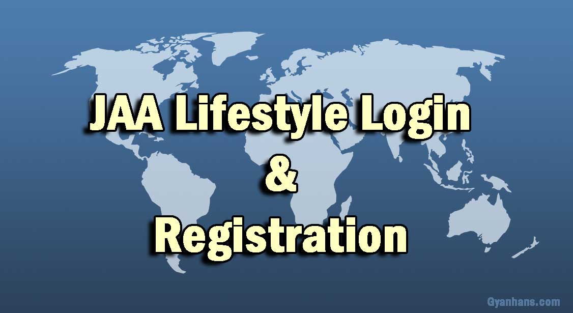 JAA Lifestyle Login & Registration