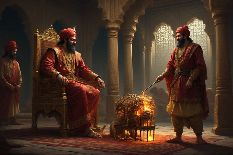 मोम का शेर – अकबर बीरबल की बुद्धिमानी भरी कहानी