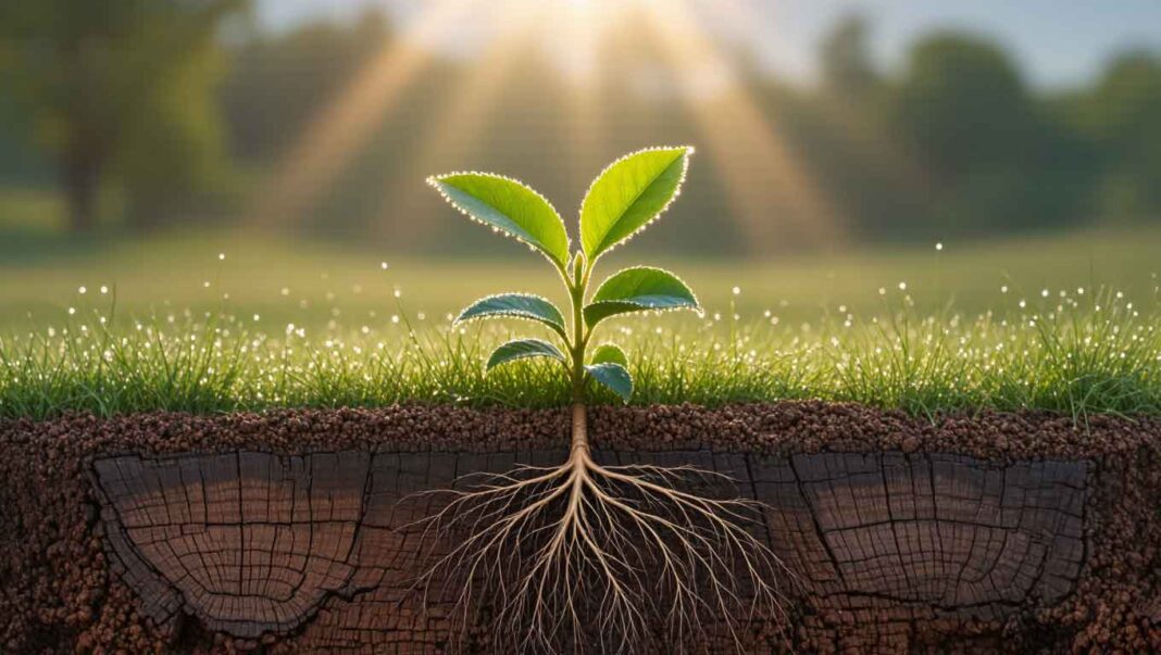 विकास के लिए अपनी जड़ों को खुद पोषण दें