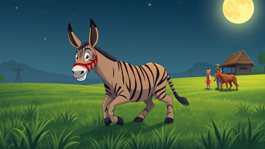 बाघ की खाल में गधा | लघु कहानी | Moral Story in Hindi