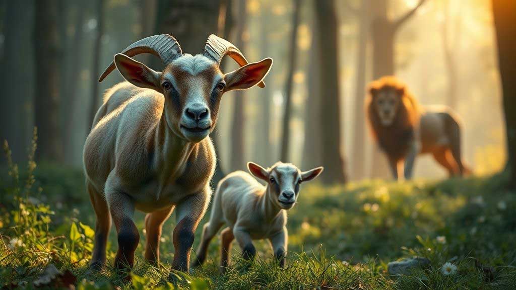 चालाक बकरी की कहानी: कैसे बकरी ने अपनी बुद्धिमानी से जान बचाई