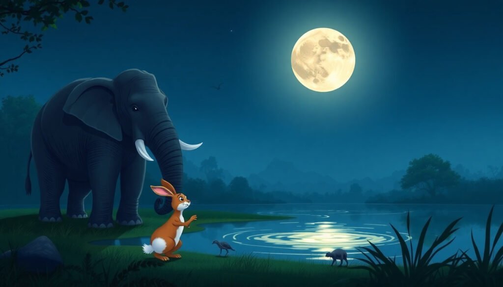 story of elephant and rabbit हाथी और खरगोश की कहानी