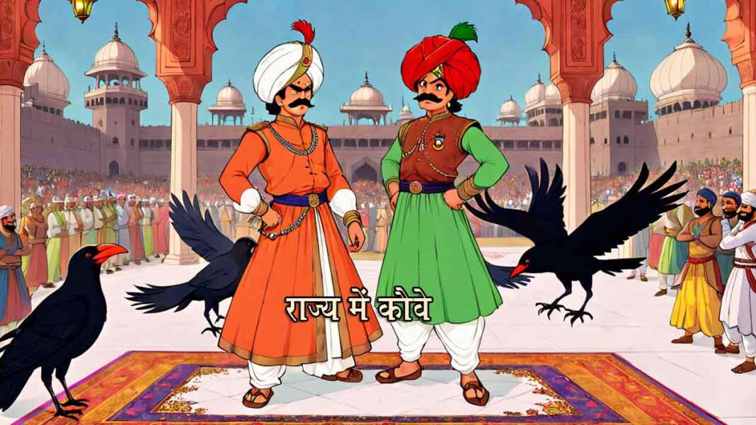 अकबर और बीरबल, राज्य में कौवे: अकबर और बीरबल की दिलचस्प कहानी