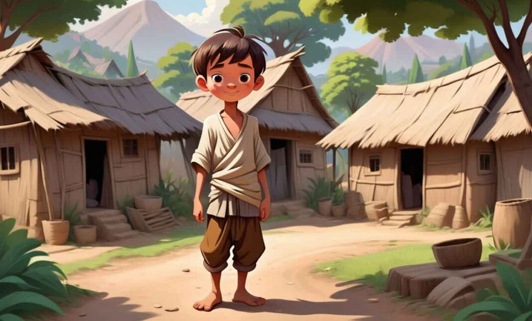 a village boy गांव का ईमानदार लड़का