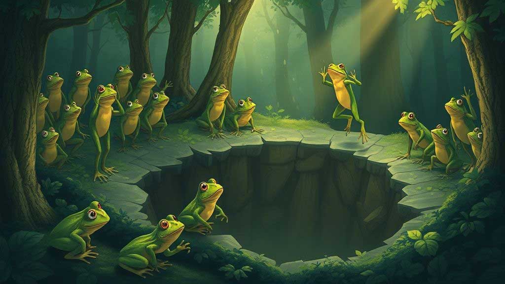 अपनी राह पर चलो, दूसरों की मत सुनो 🐸 Follow your own path, don't listen to others