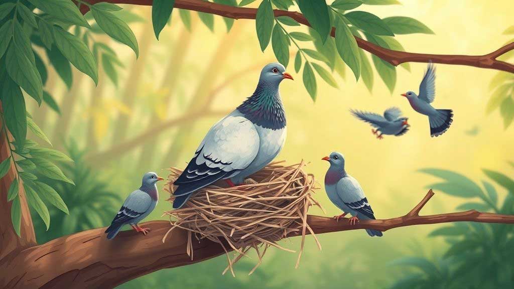 कबूतर का घोंसला: एक शिक्षाप्रद कहानी और जीवन की महत्वपूर्ण सीख