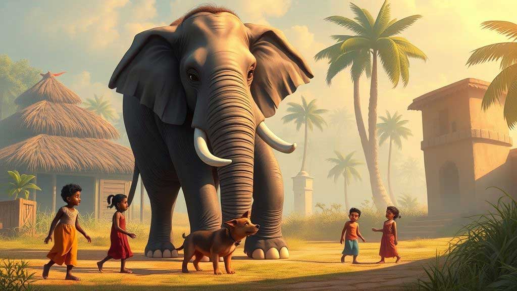 घमंडी हाथी और समझदार कुत्ते की प्रेरणादायक कहानी | Hindi Moral Story on Ego & Friendship