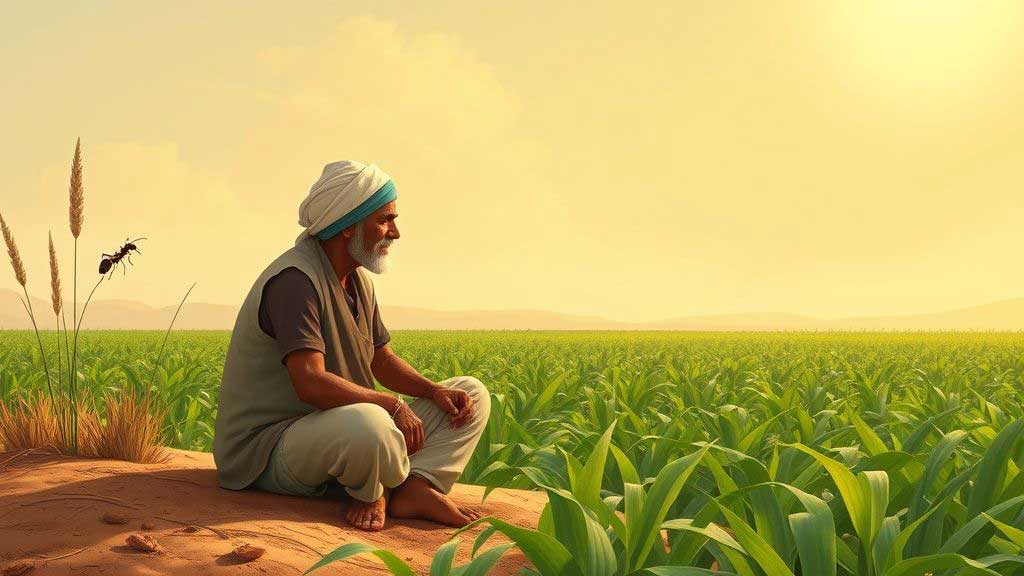 किसान की कोशिश: मेहनत कभी बेकार नहीं जाती