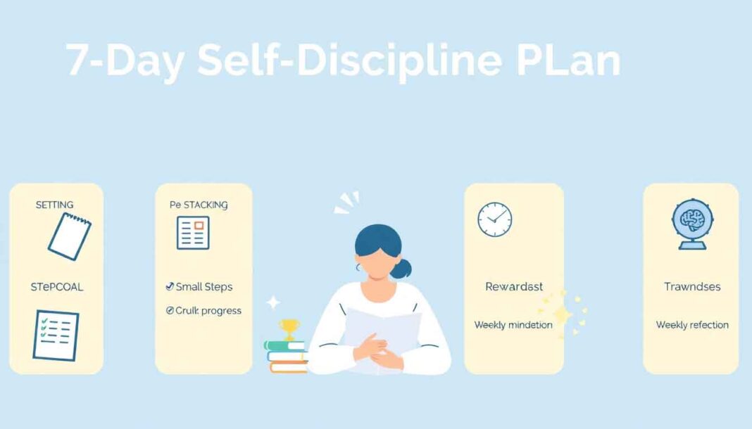 आत्म-अनुशासन कैसे विकसित करें – एक सप्ताह की योजना?